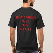 HERINNER 9-11 T-shirt ter herdenking (Achterkant)