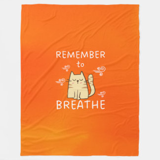 Herinner aan Breathe Fleece Deken