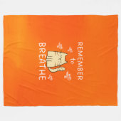 Herinner aan Breathe Fleece Deken (Voorkant (Horizontaal))