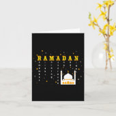 Herinner Allah Ramadan Mubarak Kareem Kaart (Gele Bloem)