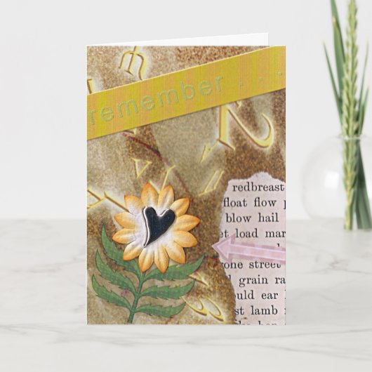 Herinner ATC reproductieart. Kaart (Voorkant)