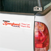 Herinner Benghazi Bumpersticker (Op Truck)