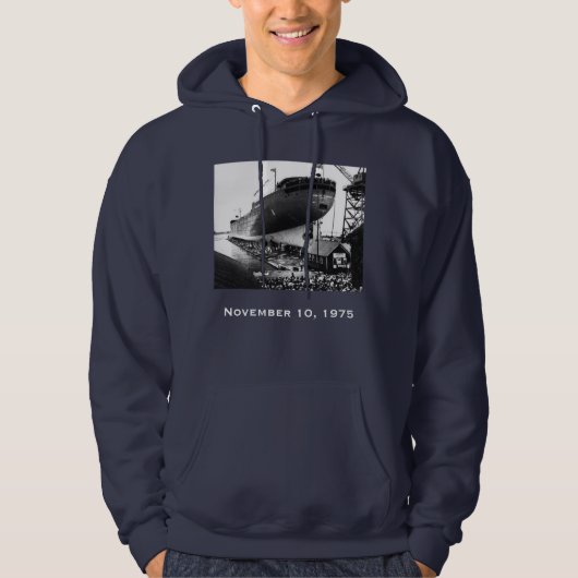 Herinner de Edmund Fitzgerald Hoodie (Voorkant)