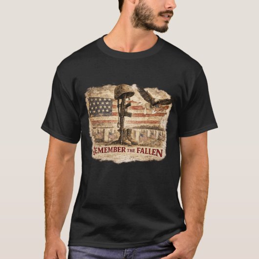 HERINNER DE GEVALLENEN T-SHIRT (Voorkant)