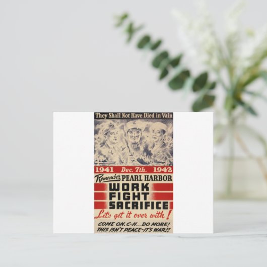 Herinner de Haven van de Parel Briefkaart (Staand voorkant)