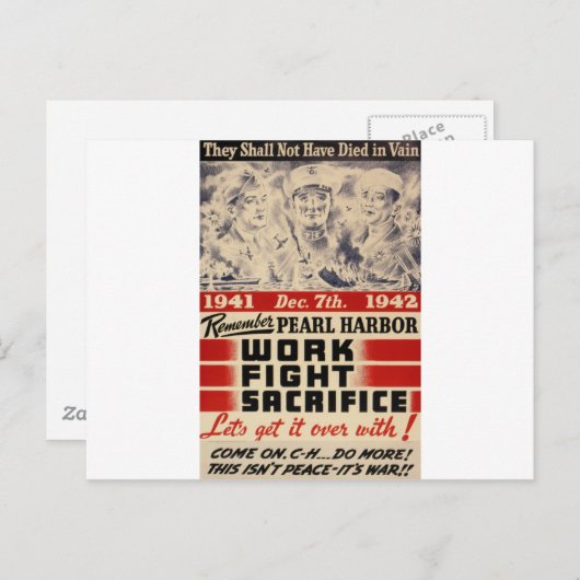 Herinner de Haven van de Parel Briefkaart (Voorkant / Achterkant)