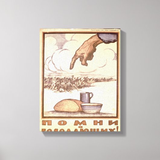 Herinner de Hongaren!, poster, 1921 Canvas Afdruk (Voorkant)