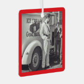 Herinner de ijscoman metalen ornament (Voorkant Rechts)