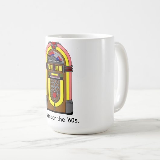 Herinner de jaren '60 koffiemok (Voorkant rechts)