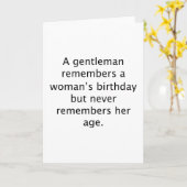 Herinner de Verjaardag van een Vrouw Kaart (Gele Bloem)