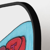 Herinner de Verzetsmensen Pickleball Paddle (Links Detail)