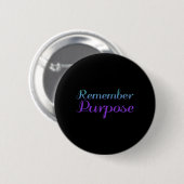 Herinner doel suicidepreventie bewustzijn ronde button 5,7 cm (Voorkant /achterkant)