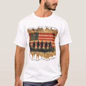 Herinner eer dappere soldaten t-shirt (Voorkant)