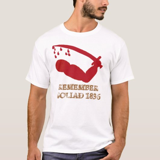 HERINNER GOLIAD 1836 T-SHIRT (Voorkant)