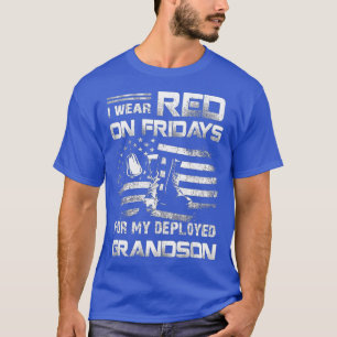 Herinner iedereen Veteran die Vrijdag RED (43) wor T-shirt