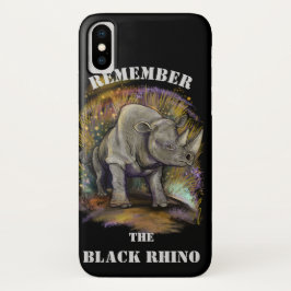 Herinner je Black Rhino Case-Mate iPhone Case