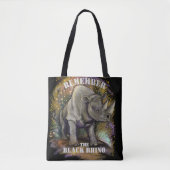 Herinner je Black Rhino Tote Bag (Voorkant)