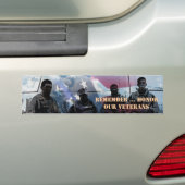 Herinner je de Bumpersticker van de Veteraan van H (Op auto)