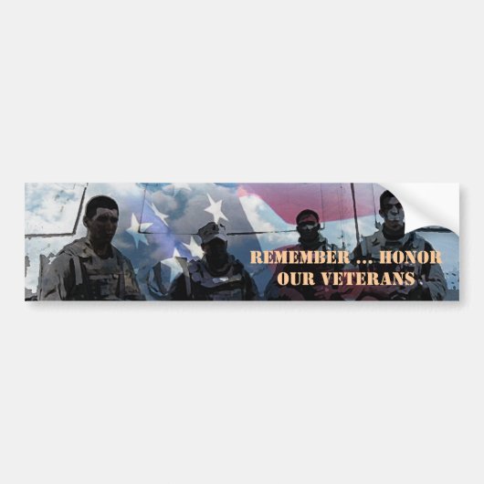 Herinner je de Bumpersticker van de Veteraan van H (Voorkant)