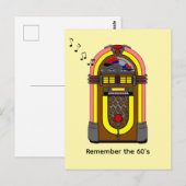 Herinner je de jaren '60 briefkaart (Voorkant / Achterkant)