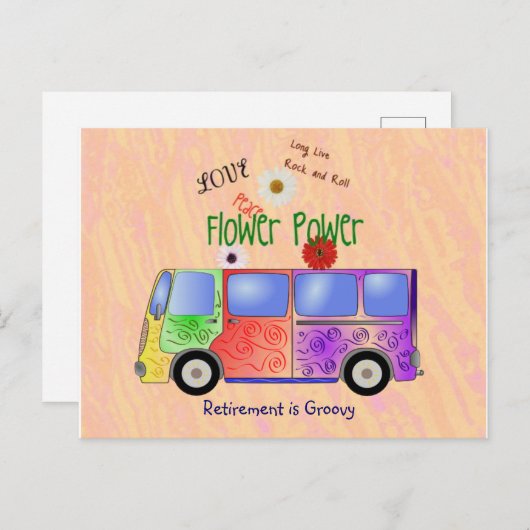 Herinner je de Rock and Roll uit de jaren '60, Gew Briefkaart (Voorkant / Achterkant)