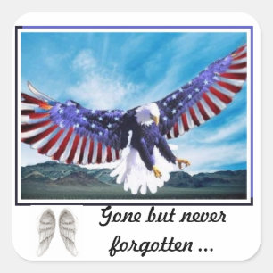 Herinner je die we verloren hebben vierkante sticker