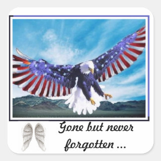 Herinner je die we verloren hebben vierkante sticker