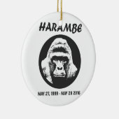 Herinner je Harambe Keramisch Ornament (Rechts)