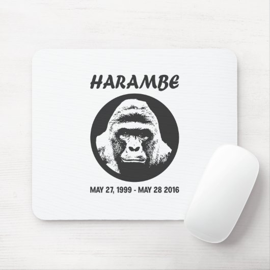 Herinner je Harambe Muismat (Met muis)
