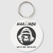 Herinner je Harambe Sleutelhanger (Voorkant)