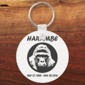 Herinner je Harambe Sleutelhanger (Voorkant)