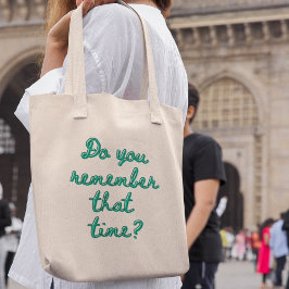 Herinner je je die tijd nog? Retro nostalgie koel Tote Bag
