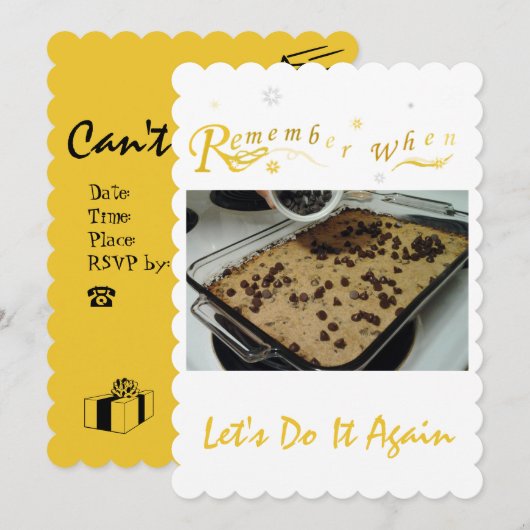 Herinner je je nog toen... kaart van RoseWrites (Voorkant / Achterkant)