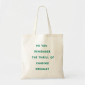 Herinner je je Retro Nostalgia Quirky Dreamy Tote Bag (Voorkant)