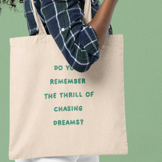 Herinner je je Retro Nostalgia Quirky Dreamy Tote Bag