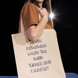 Herinner je je Retro Nostalgia Quirky Funny Tote Bag