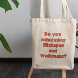 Herinner je je Retro Nostalgie Cool Cadeau Tote Bag