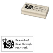 HERINNER JE JE WERKSNAILRUBBERSTEMP NOG EENS. RUBBERSTEMPEL (Gestempeld)