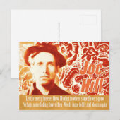 Herinner je Joe Hill CC0803 Flower power collage Briefkaart (Voorkant / Achterkant)