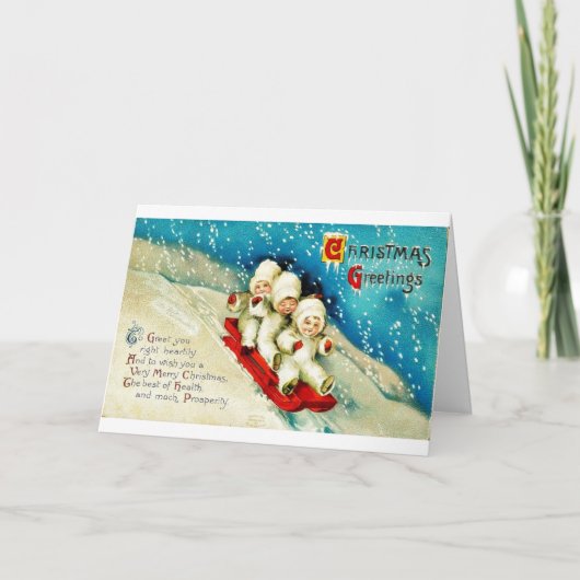 Herinner je Kerstmis Feestdagen Kaart (Voorkant)