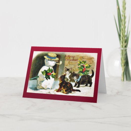 Herinner je Kerstmis Feestdagen Kaart (Voorkant)