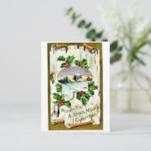 Herinner je Kerstmis Feestdagenkaart (Staand voorkant)