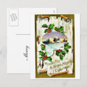 Herinner je Kerstmis Feestdagenkaart (Voorkant / Achterkant)