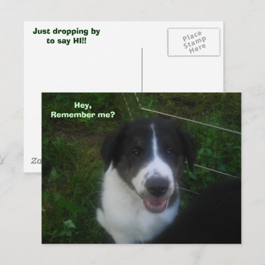 Herinner je me nog? briefkaart (Voorkant / Achterkant)