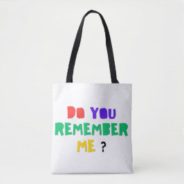 HERINNER JE ME nog Denim Jas Tote Tas