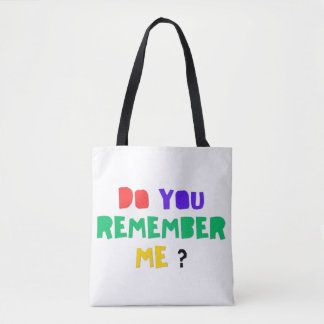 HERINNER JE ME nog Denim Jas Tote Tas