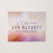 Herinner je nog de 10 geboden van Sabbat Puzzle Legpuzzel (Horizontaal)