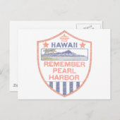 Herinner je Pearl Harbour Briefkaart (Voorkant / Achterkant)