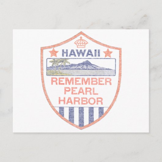 Herinner je Pearl Harbour Briefkaart (Voorkant)