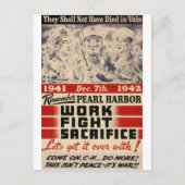 Herinner je Pearl Harbour Briefkaart (Voorkant)